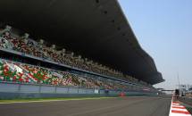 The grandstands at Buddh International Circuit.